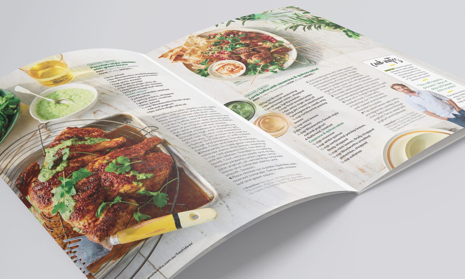 Woolworths Fresh Magazine editorial design